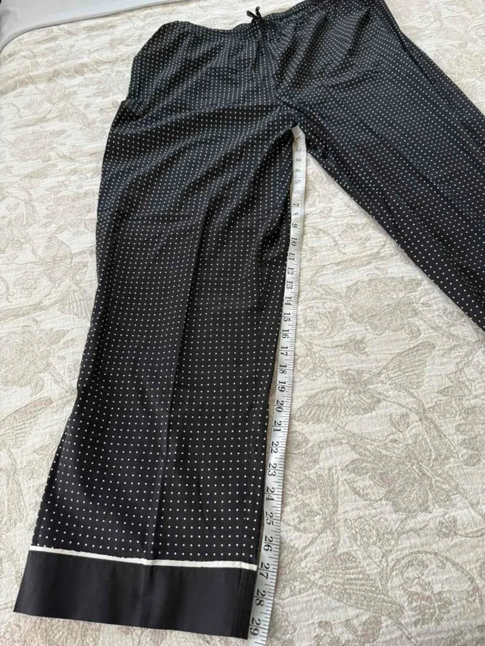 Pajamas Polka-Dot Cotton-Blend Lawn Sleep Set Lauren Size XL